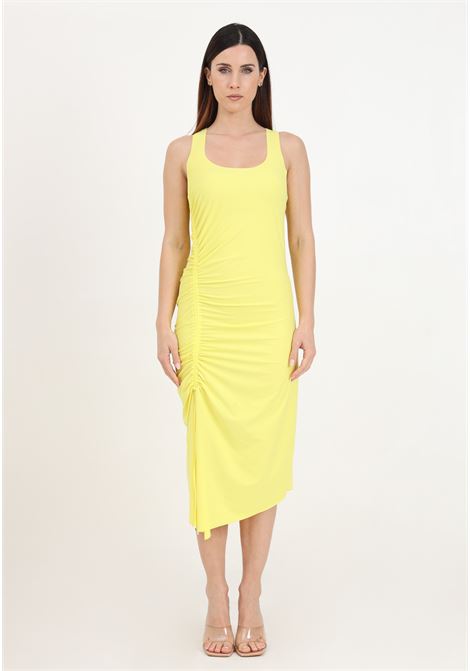 Yellow midi dress for women PATRIZIA PEPE | 2A2788/JZ26Y447